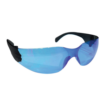 SAFE HANDLER Crystal Color Lens Black Temple Blue Safety Glasses BLSH-ESCR-CLBT-SG7BL